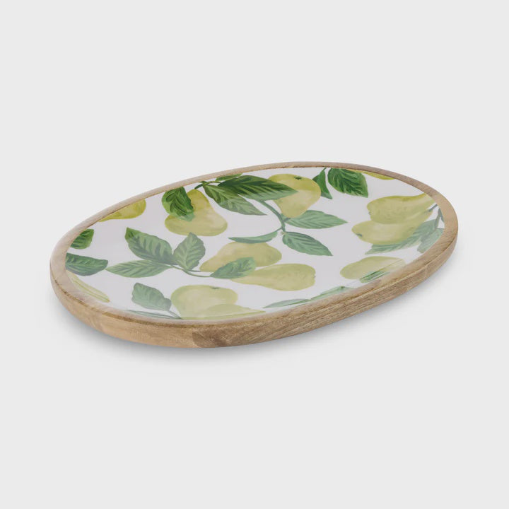 Pear Tree Oval Platter