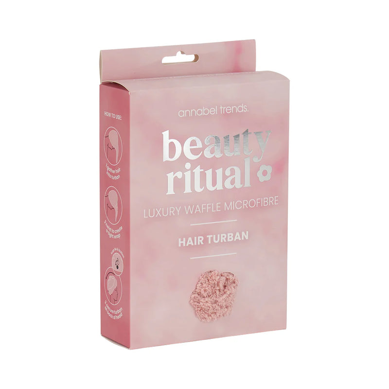 BEAUTY RITUAL LUXURY WAFFLE HAIR TURBAN
