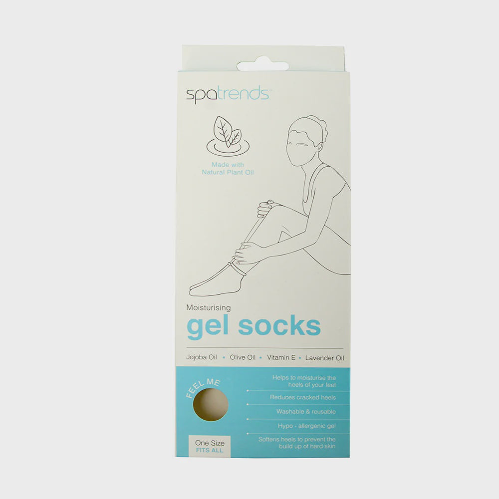 SPATRENDS GEL SOCKS - WHITE
