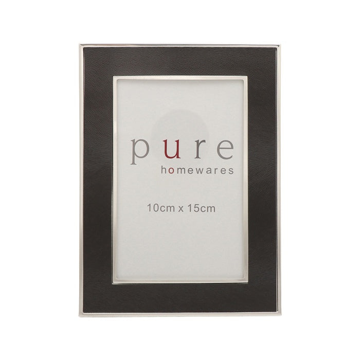 BLAMEY CHARCOAL SILVER FRAME 15 X 10 SML
