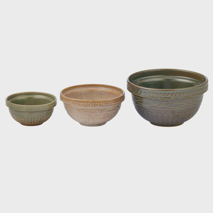 LOIRE 3 PCE CERAMIC BOWL SET