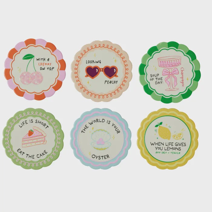 PROVERB CERAMIC COASTERS