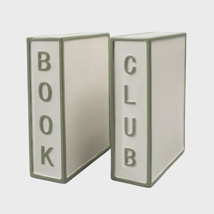 BOOK CLUB RESIN BOOKENDS