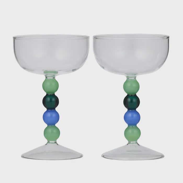 WINTON SET OF TWO COUPE GLASSES