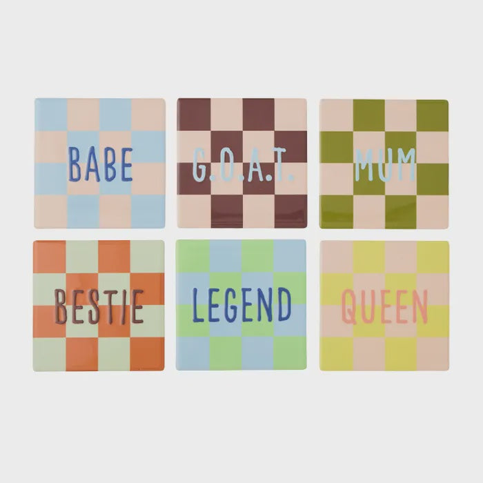 MONIKER  CERAMIC COASTERS