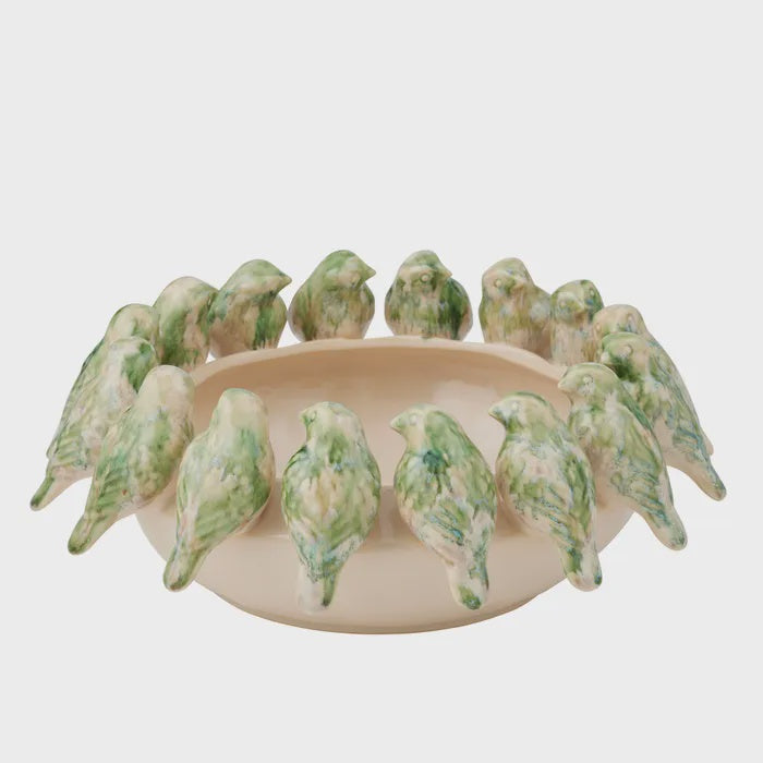 Swallow Ceramic Bowl 34.5x13.5cm