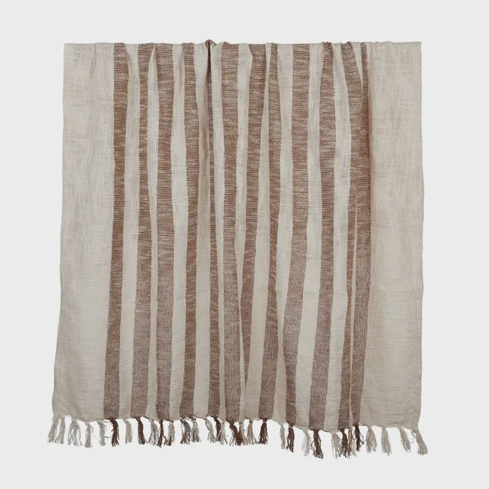 MONTAUK COTTON THROW 125 x 150 cm