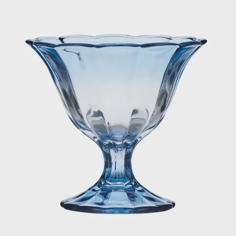 ABBY GLASS FOOTED BOWL