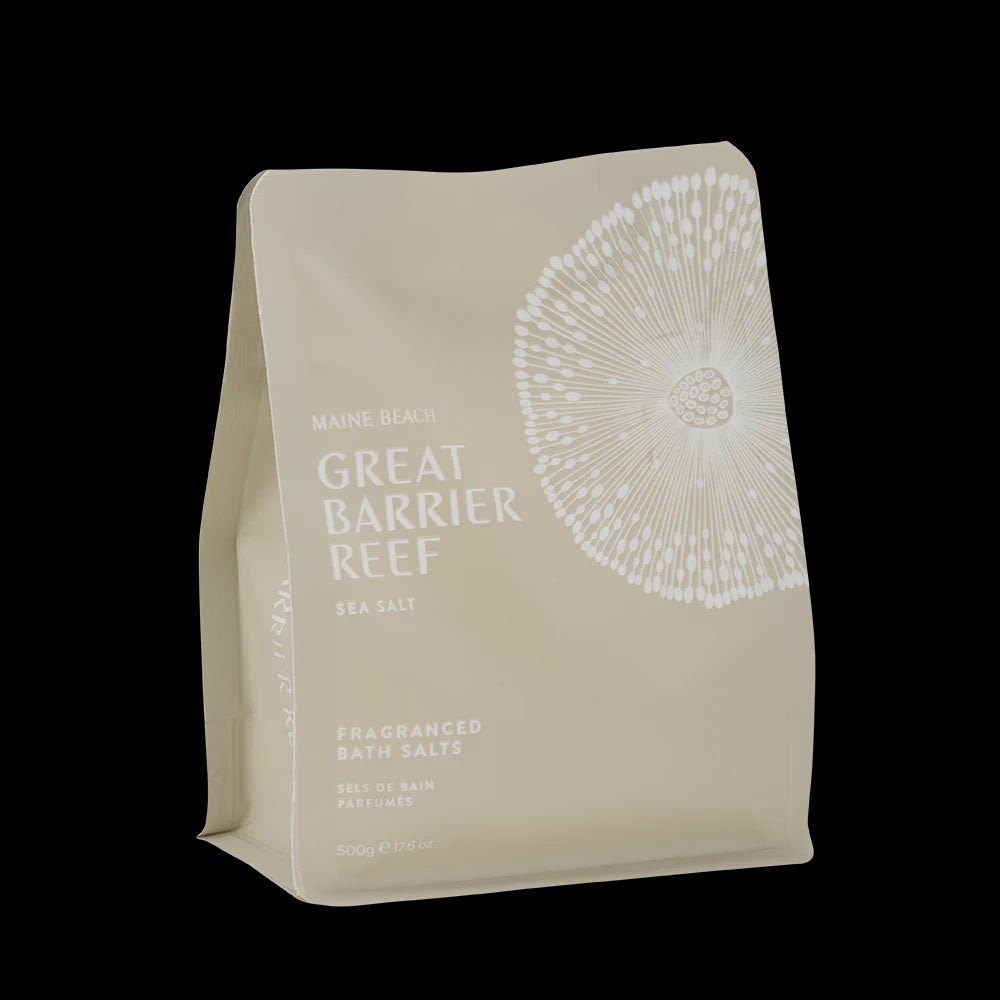 GREAT BARRIER REEF BATH SALT POUCH 500GM